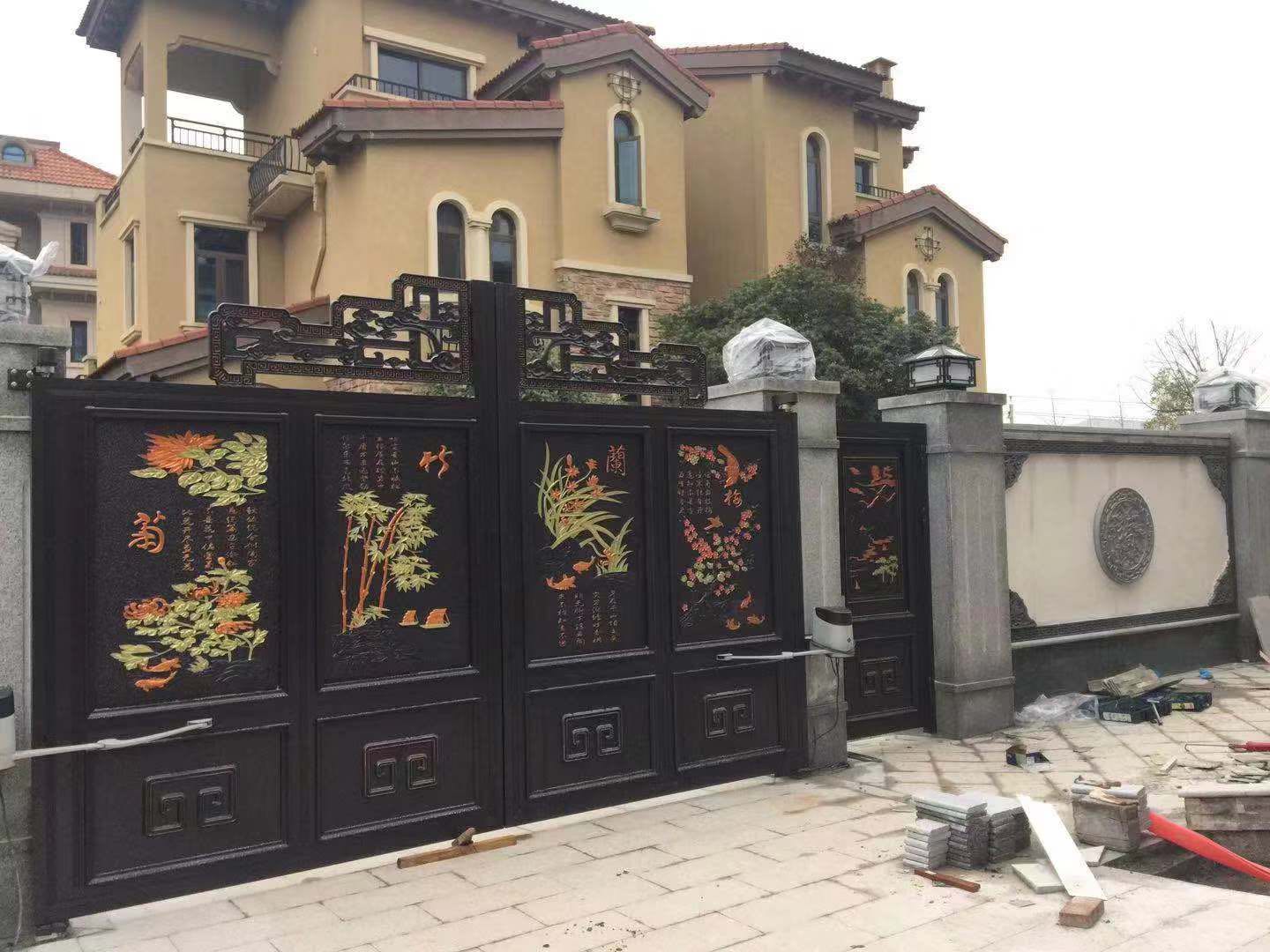 湖南和朗金属科技有限公司,湖南铝艺庭院大门,围墙护栏,阳台护栏
